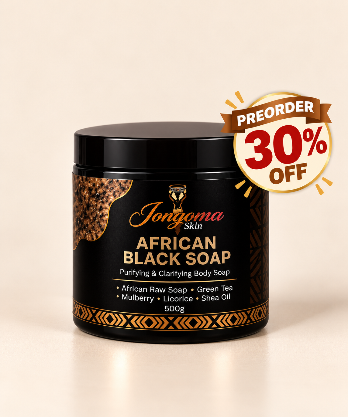 African Body Black Soap